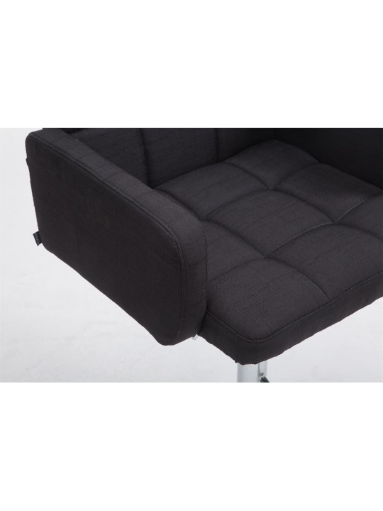 Barstol Los Angeles stof C, sort