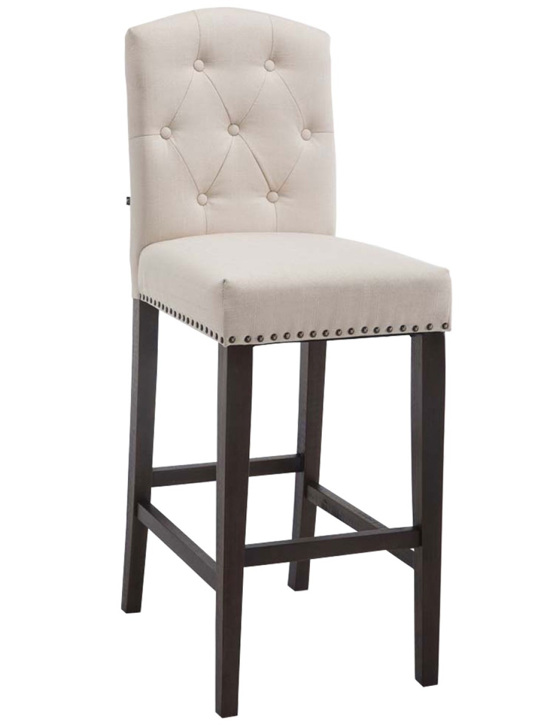 Barstol Louise stof antik, creme