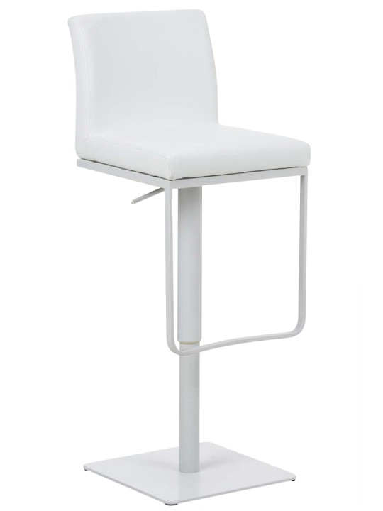 Barstol Panama W imiteret læder, hvid