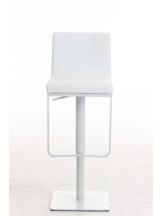 Barstol Panama W imiteret læder, hvid