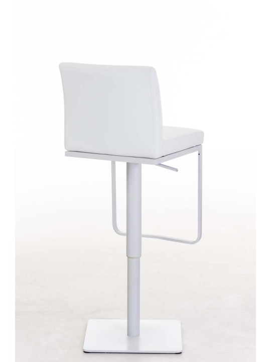 Barstol Panama W imiteret læder, hvid