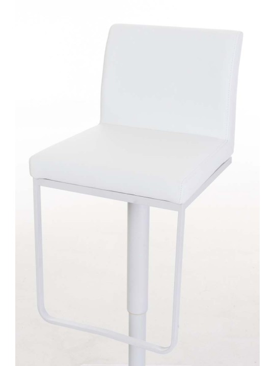 Barstol Panama W imiteret læder, hvid