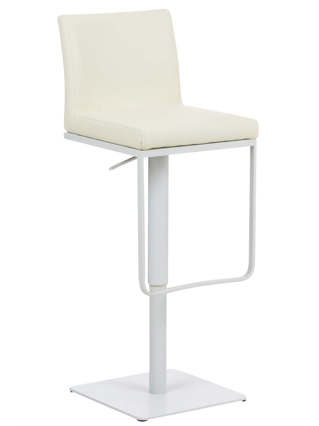 Barstol Panama W imiteret læder, creme
