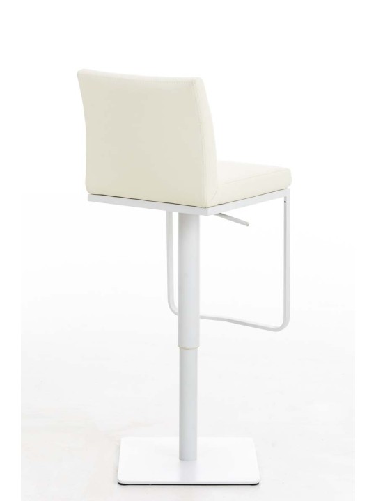 Barstol Panama W imiteret læder, creme