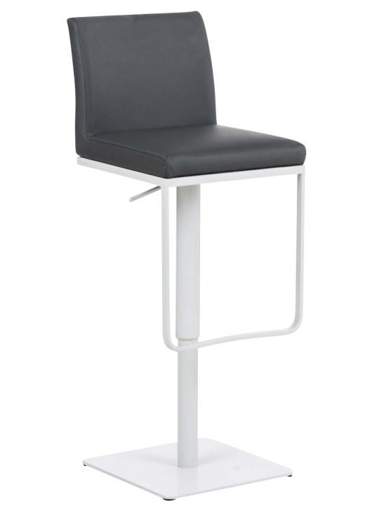 Barstol Panama W imiteret læder, grå Barstol Panama W imiteret læder, grå
