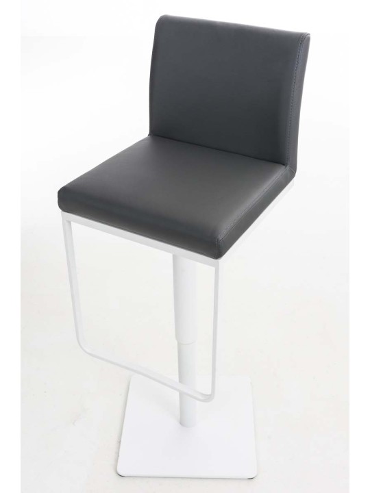 Barstol Panama W imiteret læder, grå Barstol Panama W imiteret læder, grå