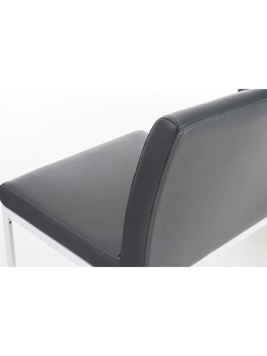 Barstol Panama W imiteret læder, grå Barstol Panama W imiteret læder, grå