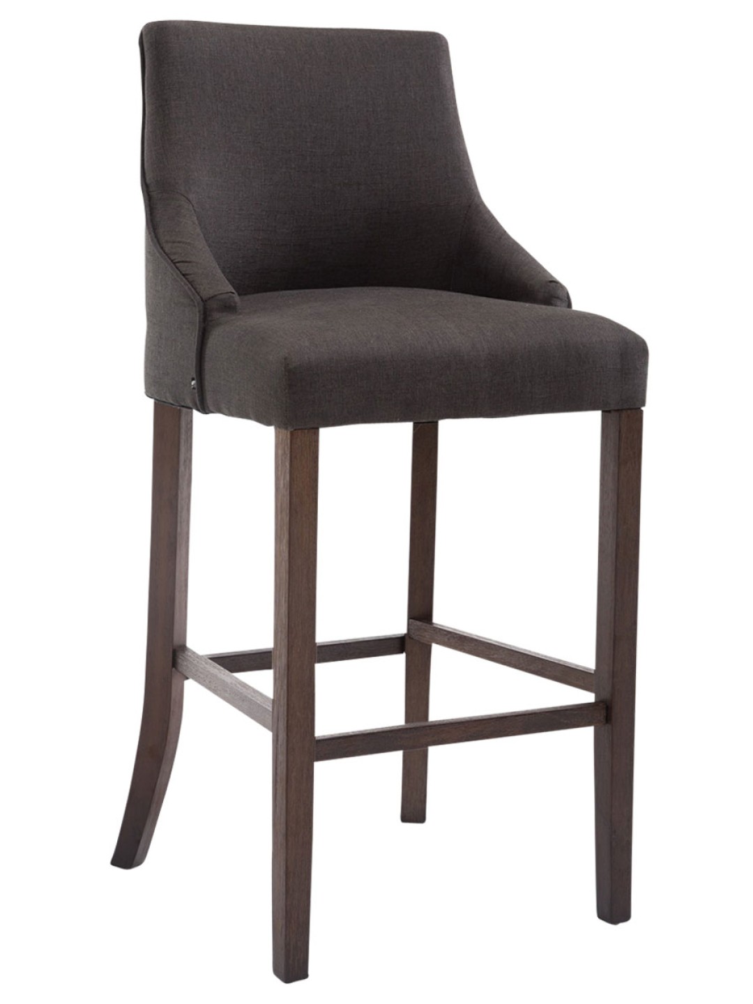 Barstol Innsbruck stof antik-mørk, mørkegrå