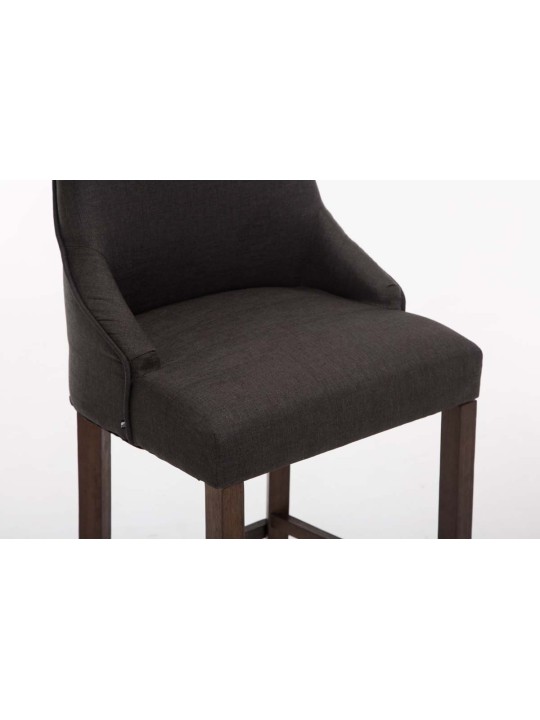 Barstol Innsbruck stof antik-mørk, mørkegrå Barstol Innsbruck stof antik-mørk, mørkegrå