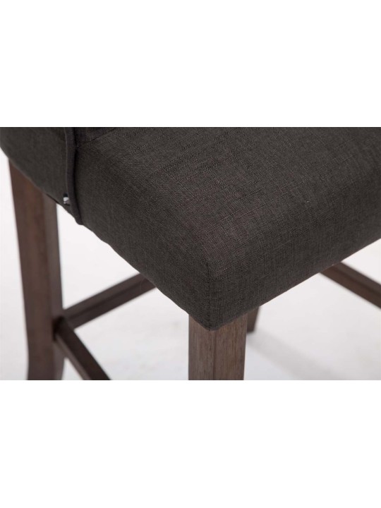 Barstol Innsbruck stof antik-mørk, mørkegrå Barstol Innsbruck stof antik-mørk, mørkegrå