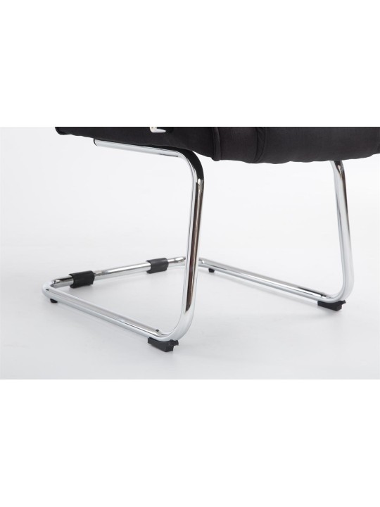 Besøgsstol Attila stof, sort
