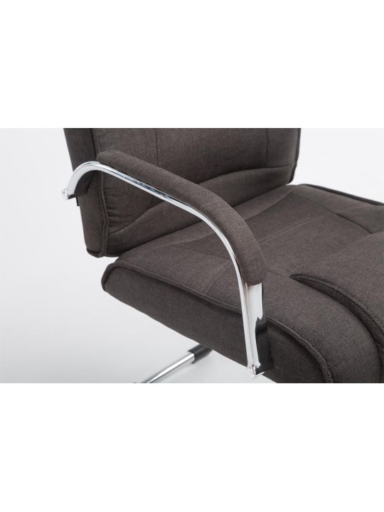 Besøgsstol Attila stof, mørkegrå Besøgsstol Attila stof, mørkegrå