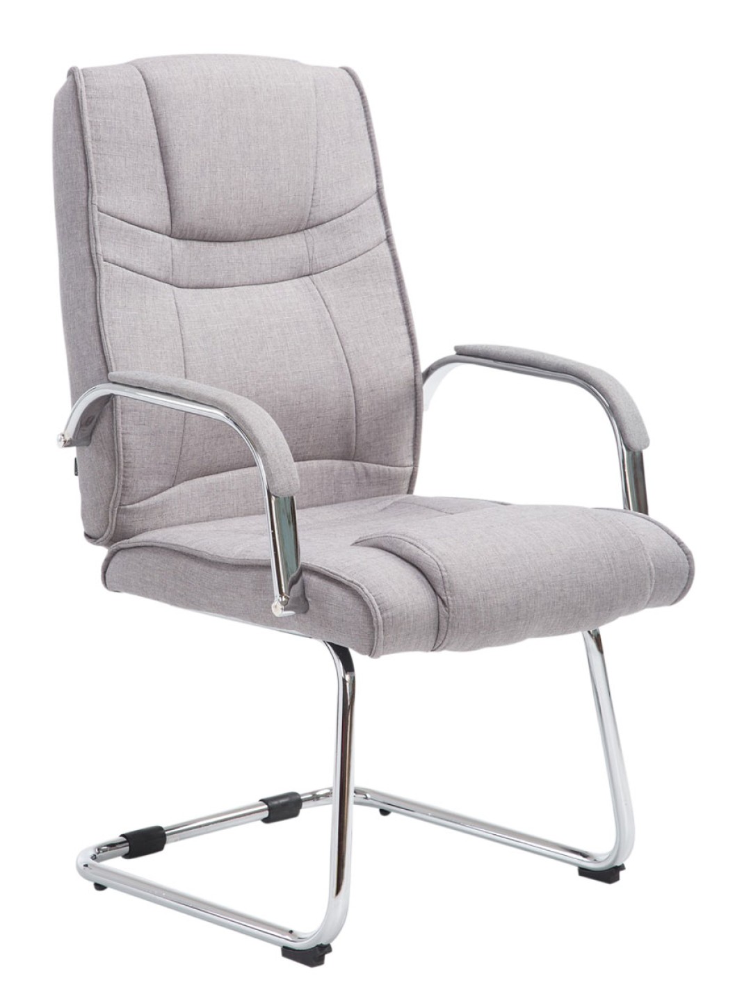 Besøgsstol Attila stof, grå