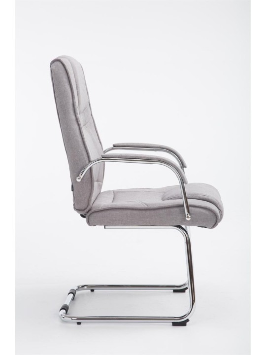 Besøgsstol Attila stof, grå
