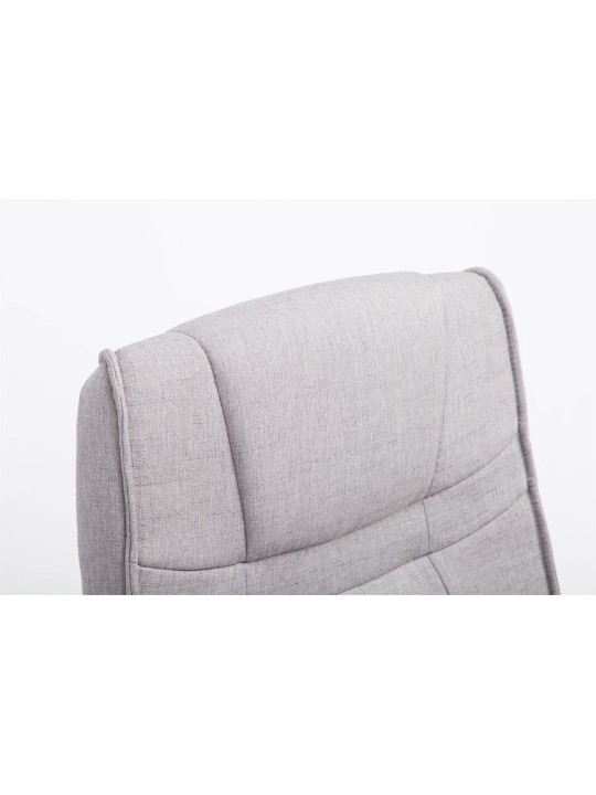 Besøgsstol Attila stof, grå