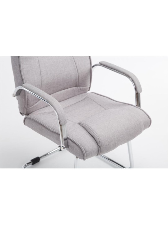Besøgsstol Attila stof, grå