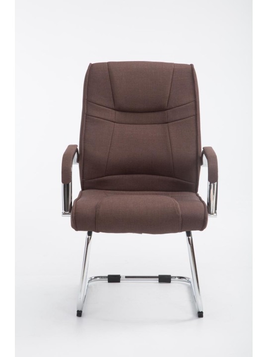 Besøgsstol Attila stof, brun Besøgsstol Attila stof, brun