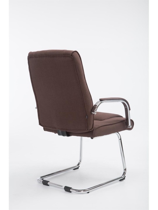 Besøgsstol Attila stof, brun Besøgsstol Attila stof, brun