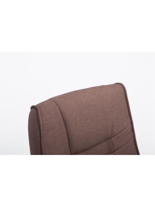 Besøgsstol Attila stof, brun Besøgsstol Attila stof, brun