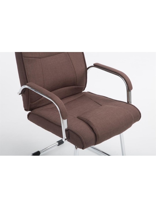 Besøgsstol Attila stof, brun Besøgsstol Attila stof, brun