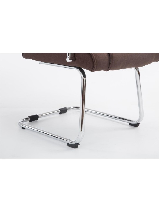 Besøgsstol Attila stof, brun Besøgsstol Attila stof, brun