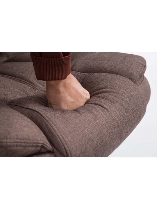 Kontorstol BIG Xanthos stof V2, brun