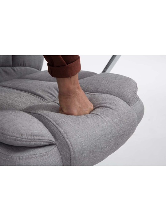 Kontorstol BIG Xanthos stof V2, grå