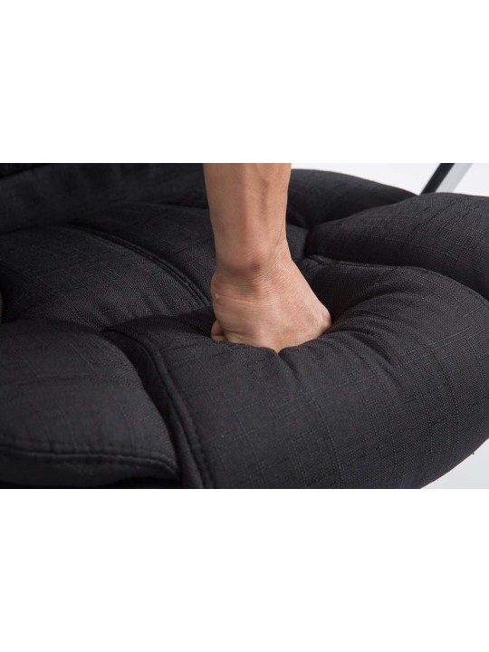 Kontorstol BIG Xanthos stof V2, sort