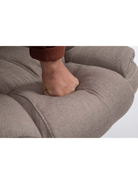 Kontorstol BIG Xanthos stof V2, taupe