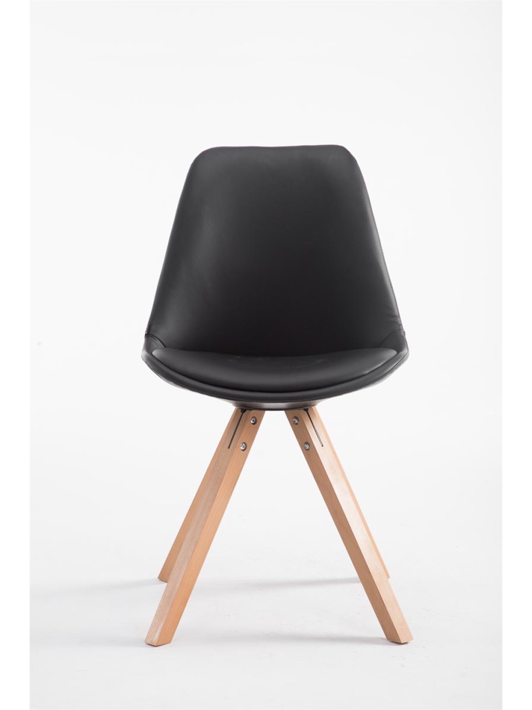 Besøgsstol Laval Natura Square, sort