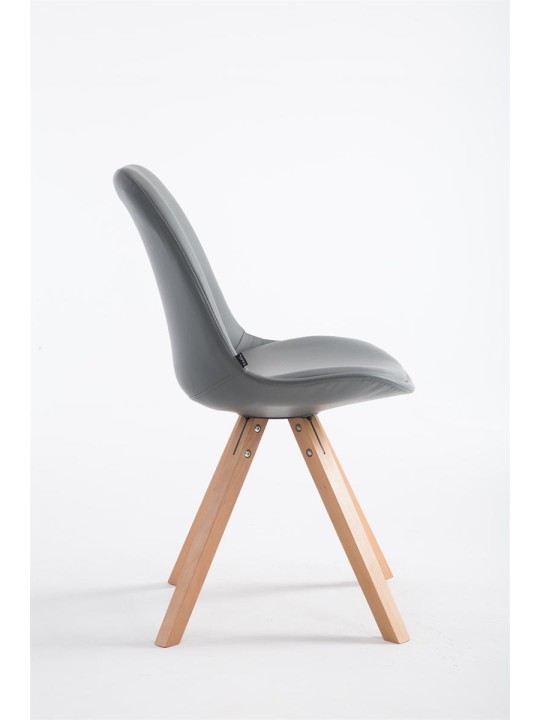 Besøgsstol Laval Natura Square, grå Besøgsstol Laval Natura Square, grå