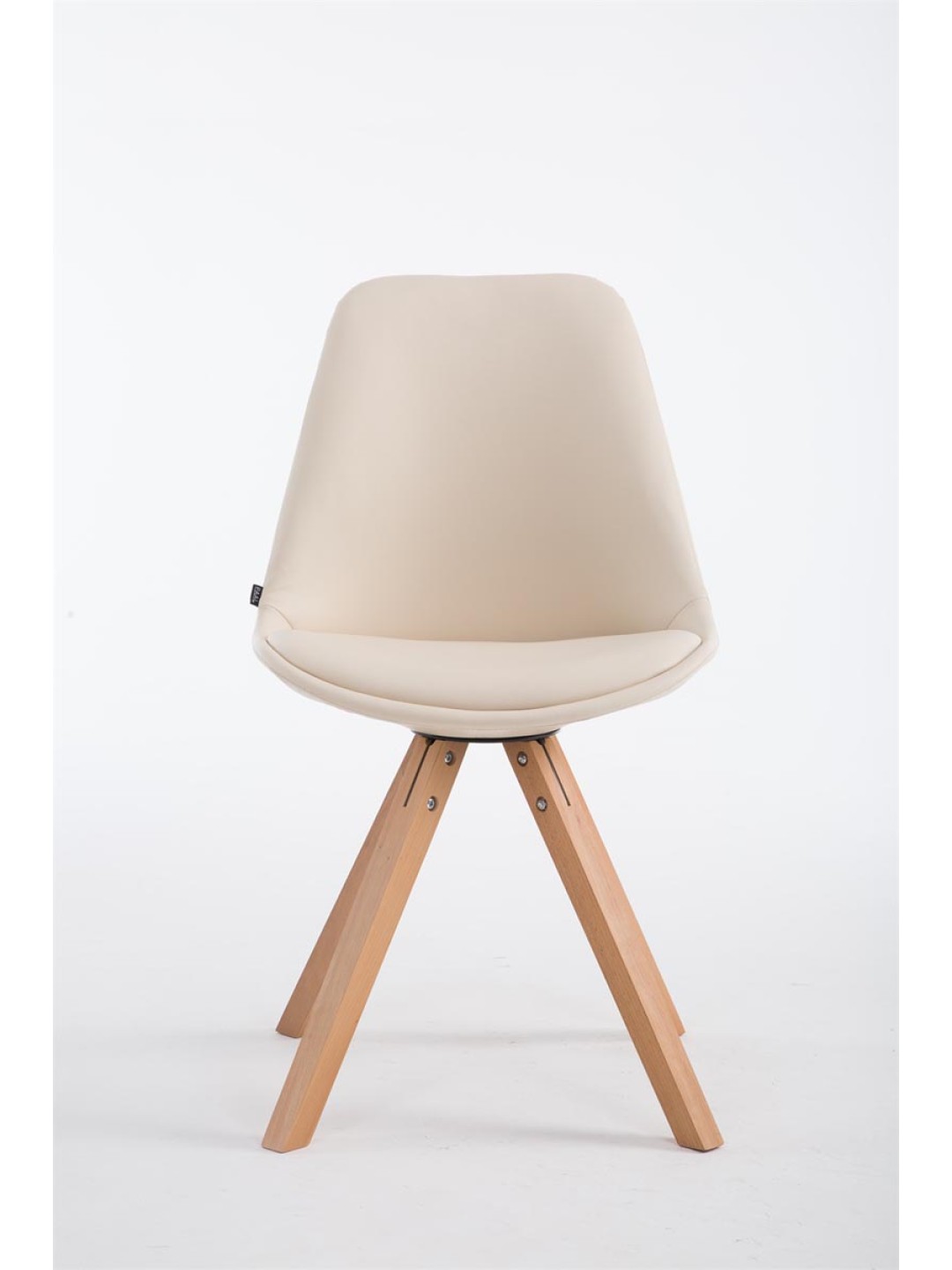 Besøgsstol Laval Natura Square, creme