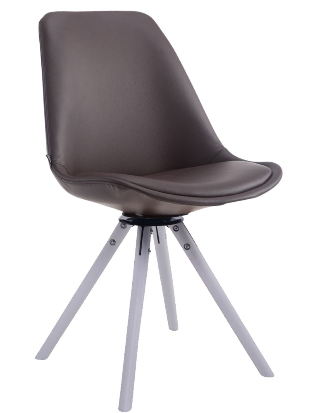 Besøgsstol Calais drejelig, brun