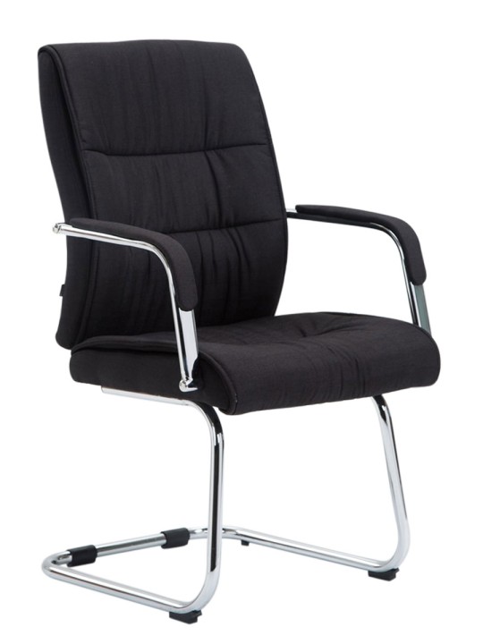 Besøgsstol Sievert stof, sort