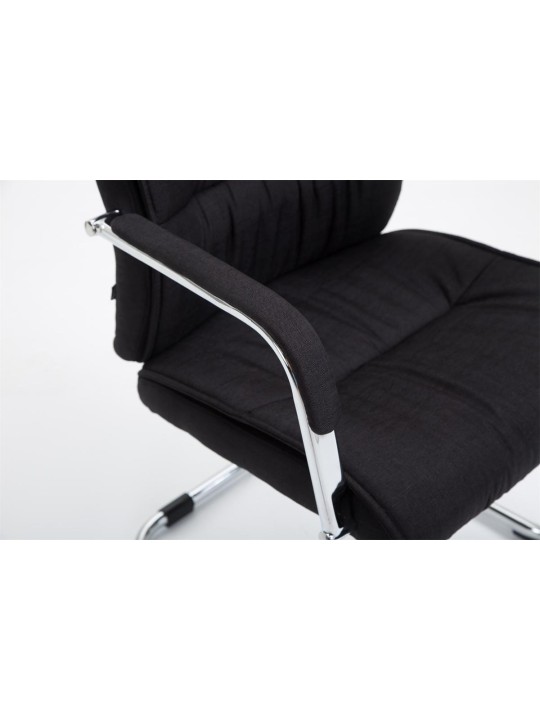 Besøgsstol Sievert stof, sort