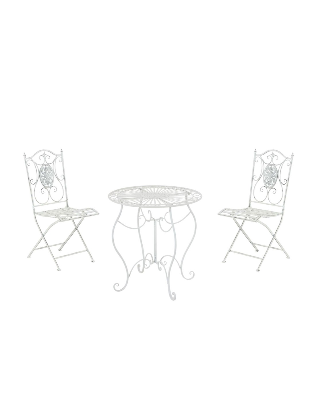 Aldeano siddegruppe, antik hvid