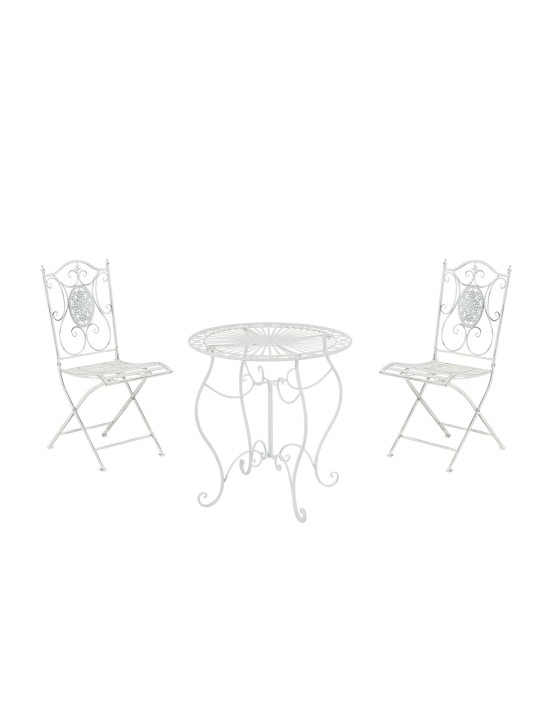 Aldeano siddegruppe, antik hvid Aldeano siddegruppe, antik hvid