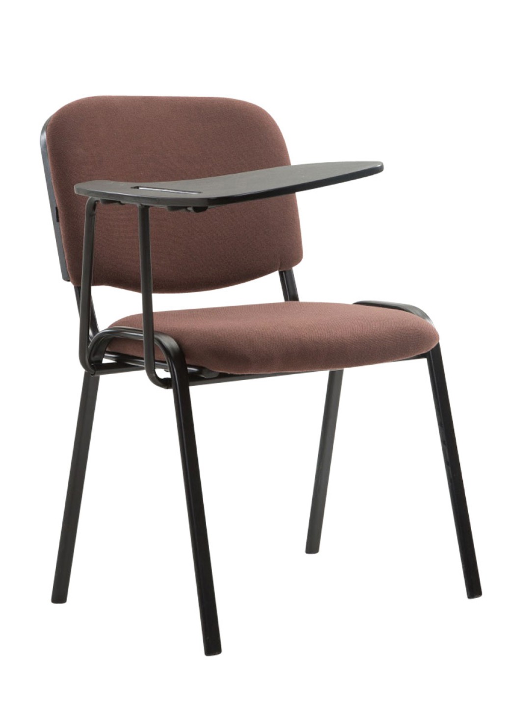 Ken stol med klapbordsstof, brun