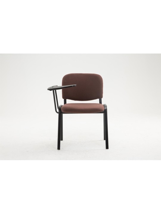 Ken stol med klapbordsstof, brun