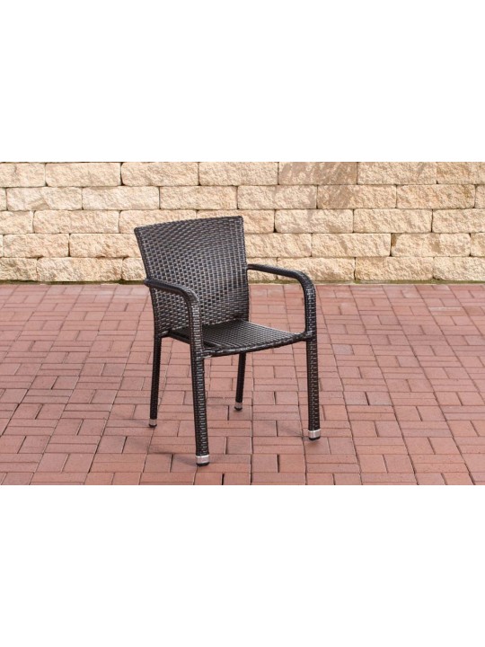 Polyrattan stol Leonie, brun Polyrattan stol Leonie, brun