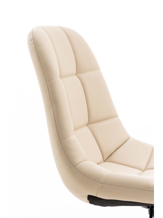 Emil kontorstol i imiteret læder, creme Emil kontorstol i imiteret læder, creme