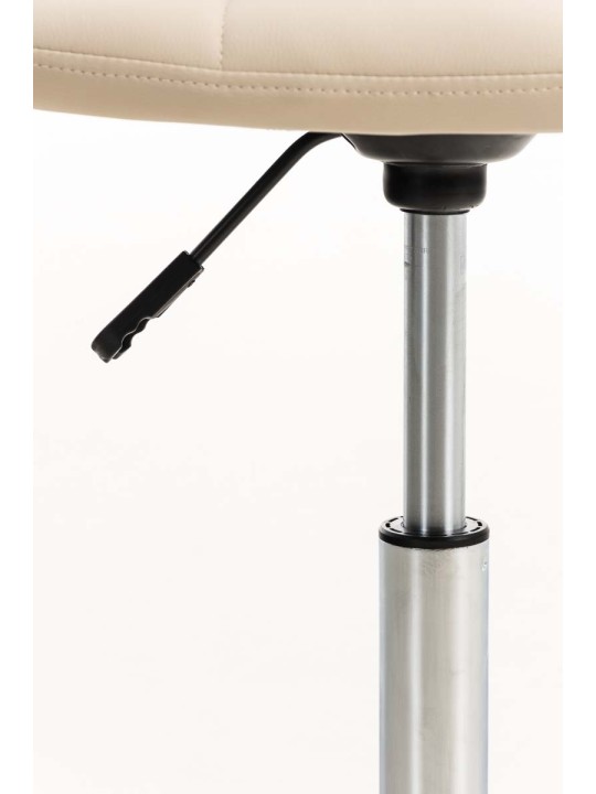 Emil kontorstol i imiteret læder, creme Emil kontorstol i imiteret læder, creme