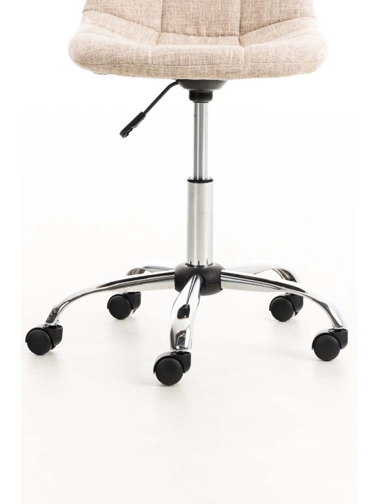 Kontorstol Emil stof, creme