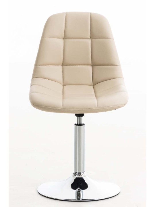 Stol Emil imiteret læder, creme Stol Emil imiteret læder, creme