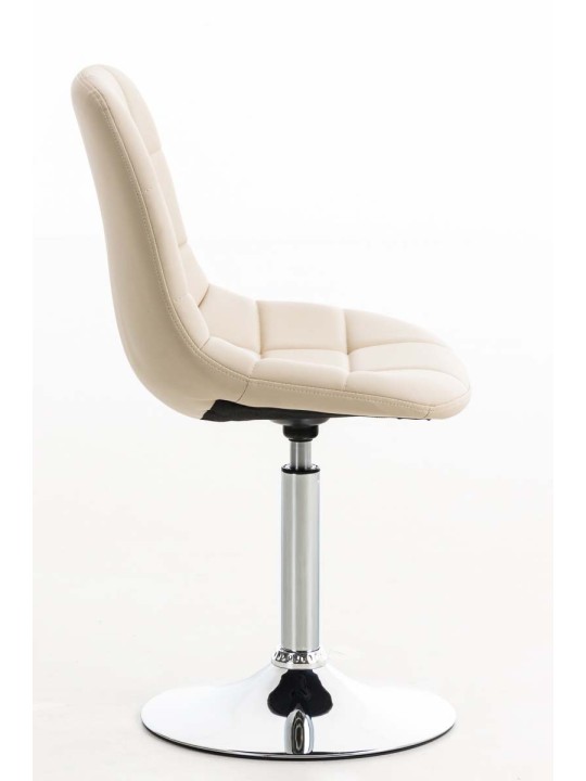 Stol Emil imiteret læder, creme Stol Emil imiteret læder, creme