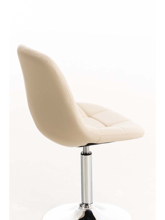 Stol Emil imiteret læder, creme Stol Emil imiteret læder, creme