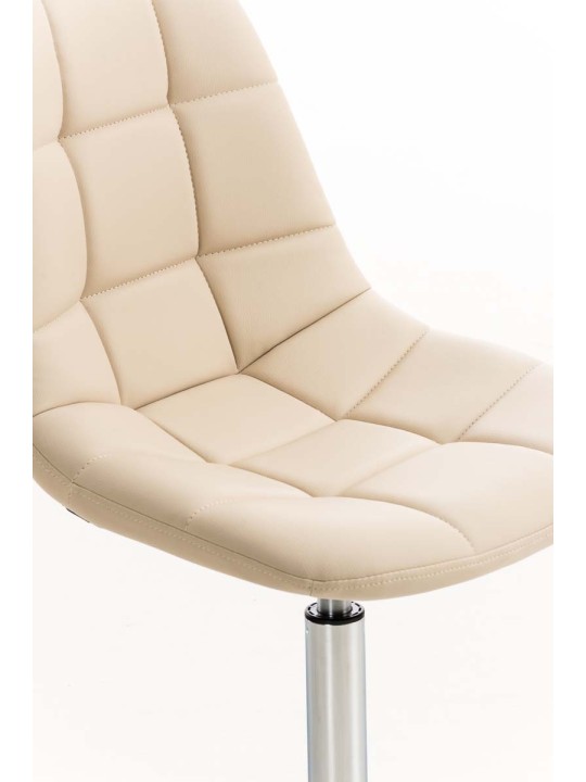 Stol Emil imiteret læder, creme Stol Emil imiteret læder, creme