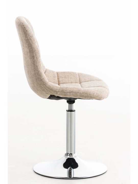 Stol Emil stof, creme