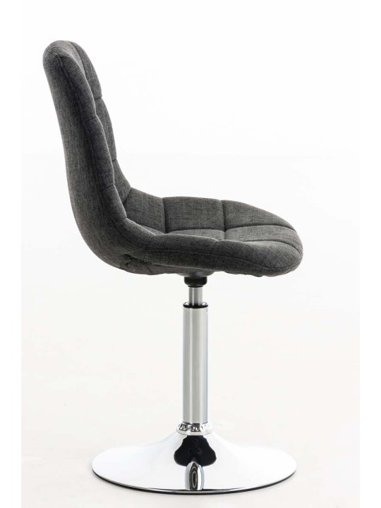 Stol Emil stof, mørkegrå Stol Emil stof, mørkegrå