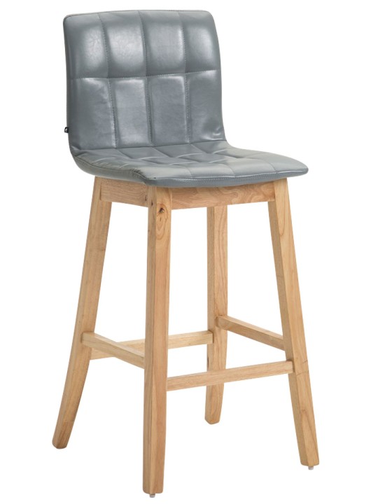 Barstol Bregenz kunstlæder Natura,, grå Barstol Bregenz kunstlæder Natura,, grå